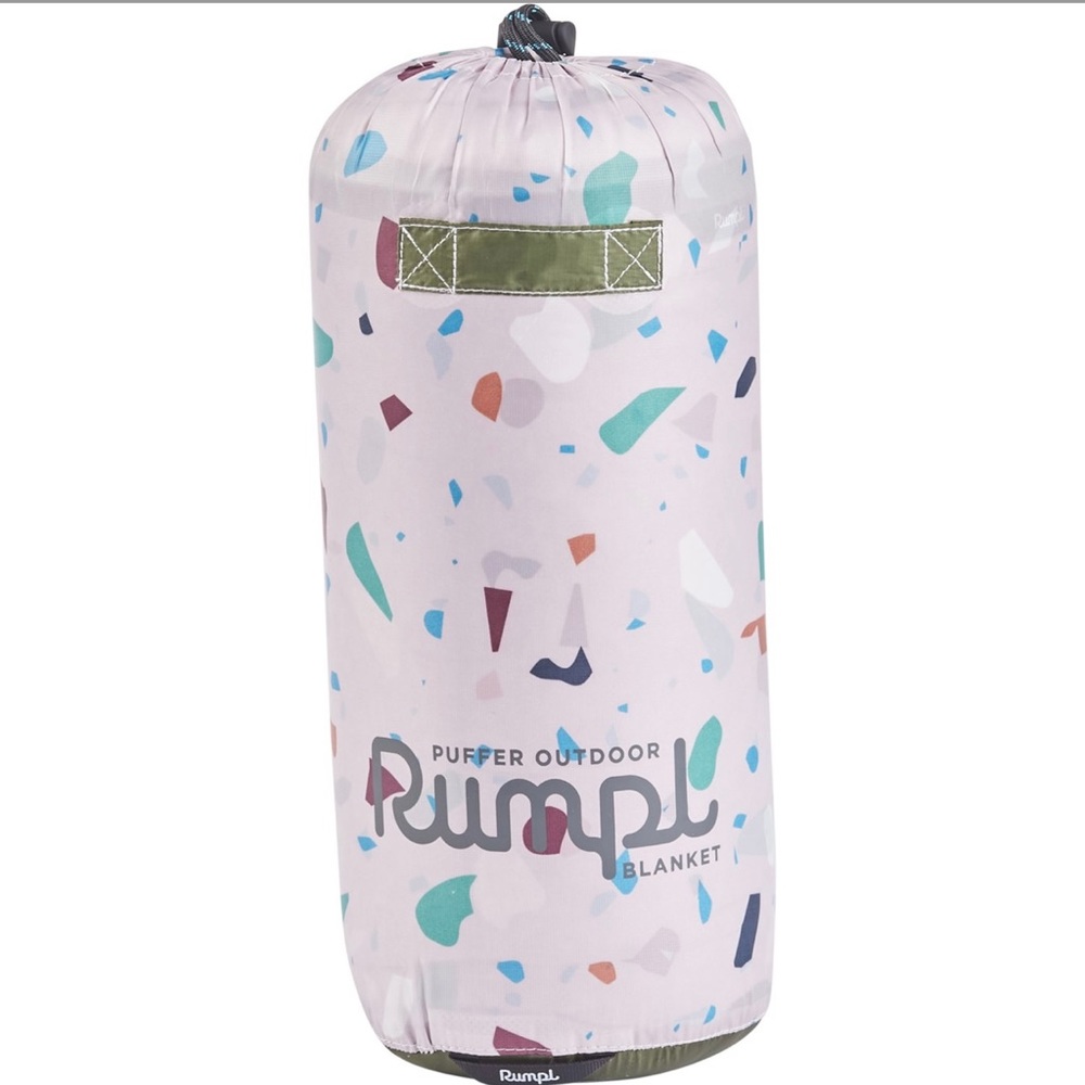 Rumpl Puffy Outdoor Blanket Seaglass Puffer 45 x 65 - Terrazzo pattern